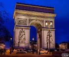 Арка триумфа Парижа, был построен между 1806 и 1836 по приказу Наполеона Бонапарта в честь победы в битве под Аустерлицем